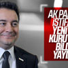 Ali Babacan, AK Parti'den istifa etti Ali Babacan, AK Parti'den istifa etti