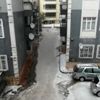 Sağanak sonrası dolu, tarım arazilerini vurdu Sağanak sonrası dolu, tarım arazilerini vurdu