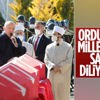 Cumhurbaşkanı Erdoğan, şehitlere veda töreninde konuştu