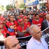 Mersin'de sürgün protestosu