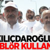 Kılıçdaroğlu dublörüyle yürüdü!