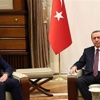 Erdoğan Barzani'yi kabul etti Erdoğan Barzani'yi kabul etti