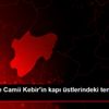 Kayseri de Camii Kebir in kapı üstlerindeki tenteler ... Kayseri de Camii Kebir in kapı üstlerindeki tenteler ...