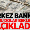 Merkez Bankası'ndan dolar açıklaması! Merkez Bankası'ndan dolar açıklaması!