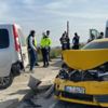 Kazada polis ekipleri ölümden döndü