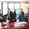 Güneydoğu Anadolu kulüplerinden Başkan Demirören'e ziyaret Güneydoğu Anadolu kulüplerinden Başkan Demirören'e ziyaret