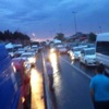 E-5'te yol çöktü! E-5'te yol çöktü!