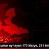 İzmir de kumar oynayan 173 kişiye, 211 bin 925 lira ... İzmir de kumar oynayan 173 kişiye, 211 bin 925 lira ...
