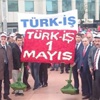 Türk-İş korteji Kazancı’da Türk-İş korteji Kazancı’da
