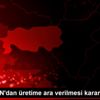 TÜMOSAN dan üretime ara verilmesi kararı