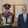 Son dakika: Dışişleri Bakanı Mevlüt Çavuşoğlu, eski Afganistan Cumhurbaşkanı Yardımcısı Mareşal Raşid Dostum'la görüştü
