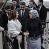 Sare Davutoğlu'ndan Selvi Kılıçdaroğlu'na taziye ziyareti