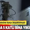 Son dakika: Elazığ'da çökme riski olan bir bina boşaltılmıştı! 5 katlı bina yıkılıyor