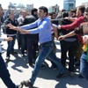 Taksim bir anda karıştı