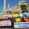 İlahiyat Fakültesi Öğrencilerinden Ayasofya'da 'Formasyon' Protestosu