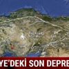 Son depremler: Ege'de deprem mi oldu merkezi İzmir mi kaç şiddetinde
