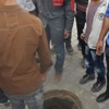 Silopi'de rögar kapağı patladı Silopi'de rögar kapağı patladı