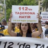 112’den Sağlık Bakanlığı'na ‘Taşeronlaşma’ Protestosu 112’den Sağlık Bakanlığı'na ‘Taşeronlaşma’ Protestosu