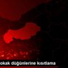 Bolu da sokak düğünlerine kısıtlama