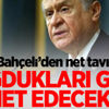 Bahçeli: Doğdukları güne lanet edecekler