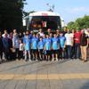Küçük basketbolcular kampa uğurlandı