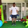 Sivassporlu futbolcular evinde idman yapıyor Sivassporlu futbolcular evinde idman yapıyor