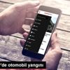 Demirköy de otomobil yangını Demirköy de otomobil yangını