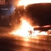 Bursa'da seyir halindeki bir kamyon alev topuna döndü