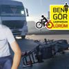 İlk iş gününde TIR çarptı İlk iş gününde TIR çarptı