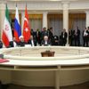 Soçi'de üçlü zirve başladı: Erdoğan, Putin ve Ruhani bir araya geldi