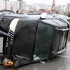Otomobil Takla Attı: 2 Yaralı Otomobil Takla Attı: 2 Yaralı