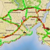 İstanbul'da trafik yoğunluğu: Yol haritası kıpkırmızı İstanbul'da trafik yoğunluğu: Yol haritası kıpkırmızı