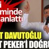 ﻿Ahmet Davutoğlu Sedat Peker'i doğruladı