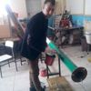 Mahmut Öğretmen okula elektrik getirdi