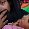 Arakan'da patlama sesi! Yaralı bir kadın Bangladeş' getirildi