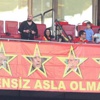 Arena'da Aziz Yıldırım pankartı Arena'da Aziz Yıldırım pankartı