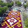 İstanbul’un göbeğinde dünyanın en büyük lale halısı İstanbul’un göbeğinde dünyanın en büyük lale halısı