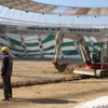Timsah Arena'da dranaj çalışması Timsah Arena'da dranaj çalışması
