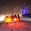 Bolu Dağı'nda zincir uygulaması Bolu Dağı'nda zincir uygulaması