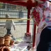 Çocuklarını okutmak için simit satıyor Çocuklarını okutmak için simit satıyor