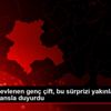 İki şahitle evlenen genç çift, bu sürprizi yakınlarına ...