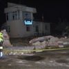 Yağış ve rüzgar beton duvarları yıktı Yağış ve rüzgar beton duvarları yıktı
