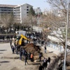 DEDAŞ'ın önünde hendek kazıldı ! DEDAŞ'ın önünde hendek kazıldı !
