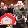 Şehide kışlada tören