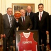 FIBA heyetinden Topbaş'a ziyaret FIBA heyetinden Topbaş'a ziyaret