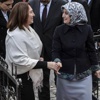 Sare Davutoğlu'dan taziye ziyareti Sare Davutoğlu'dan taziye ziyareti