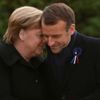 Fransa Cumhurbaşkanı Macron ile Almanya Başbakanı Merkel Rethondes'te bir araya geldi Fransa Cumhurbaşkanı Macron ile Almanya Başbakanı Merkel Rethondes'te bir araya geldi