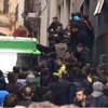 Sefa Kalya'nın cenazesi otelden alınırken olay çıktı