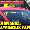 Bordo taksiler sarıya döndü! Taksiciler isyan bayrağını çekti