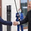 Çavuşoğlu ile Aliyev bir araya geldi Çavuşoğlu ile Aliyev bir araya geldi